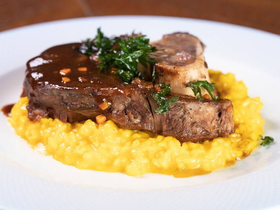 Ossobucco con Risotto