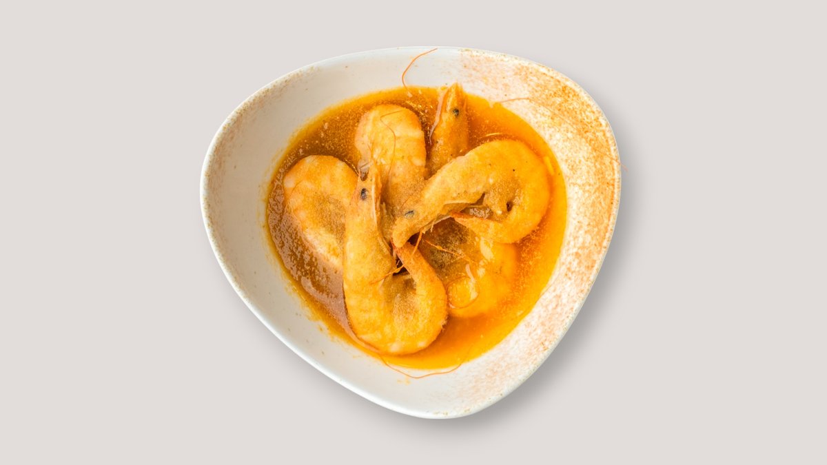 Gambas mit Butter-Knoblauchsoße