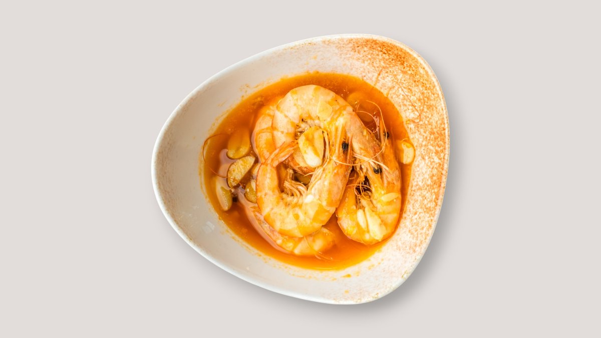 Gambas mit portugiesischer Soße