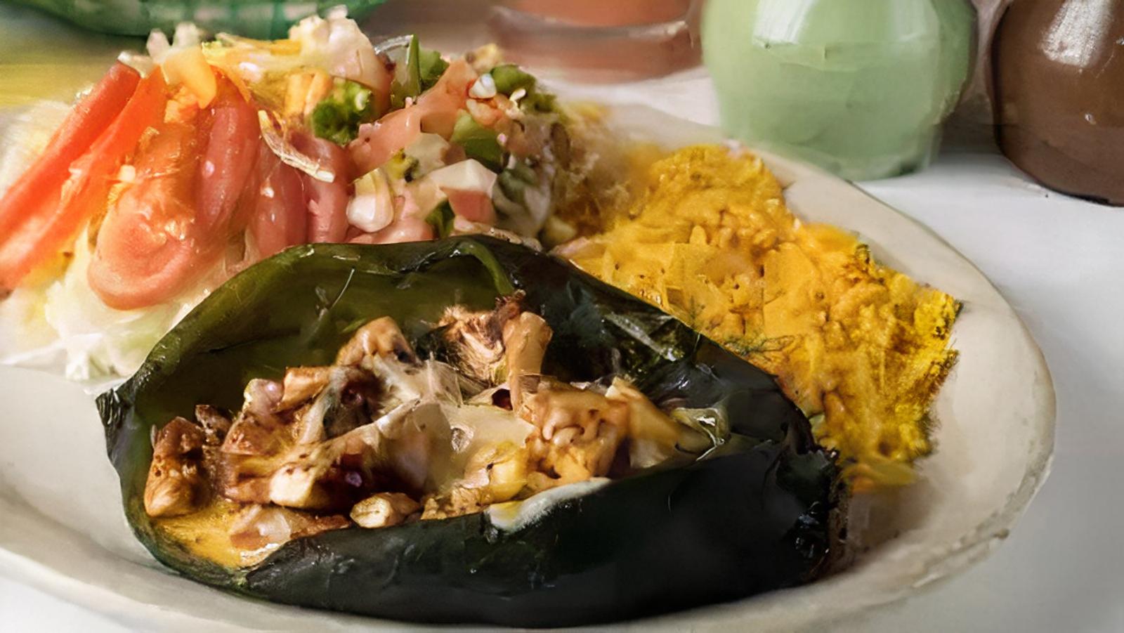 21. Grilled Poblano Platter