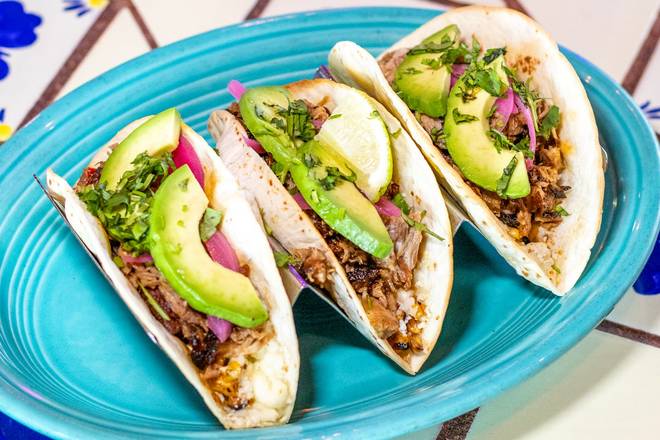 Carnitas Elote Tacos