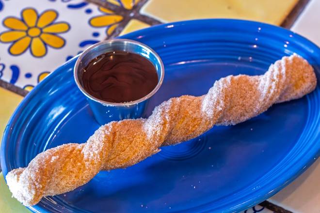 Churro with Chocolate Sauce