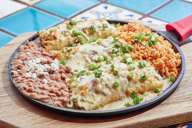 Skillet Baked Enchiladas