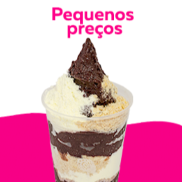 Açaí Grande (500ml) + Farofa Crocante de Amendoim e Leite Em Pó