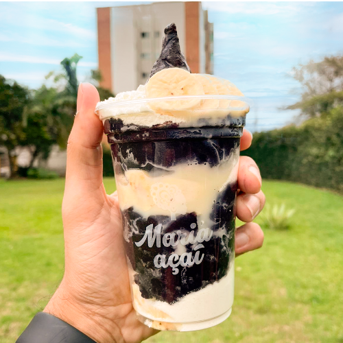 Açaí M+ Banana, Leite Pó e Leite Condens