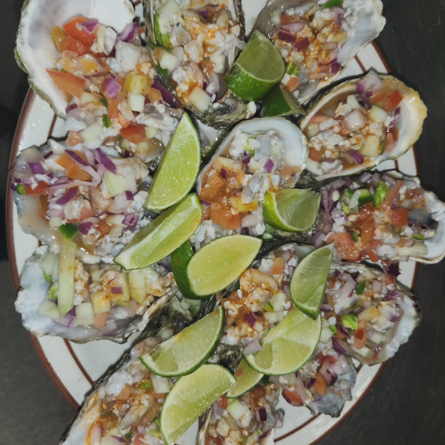 Preparadas con Ceviche  (1 Docena)