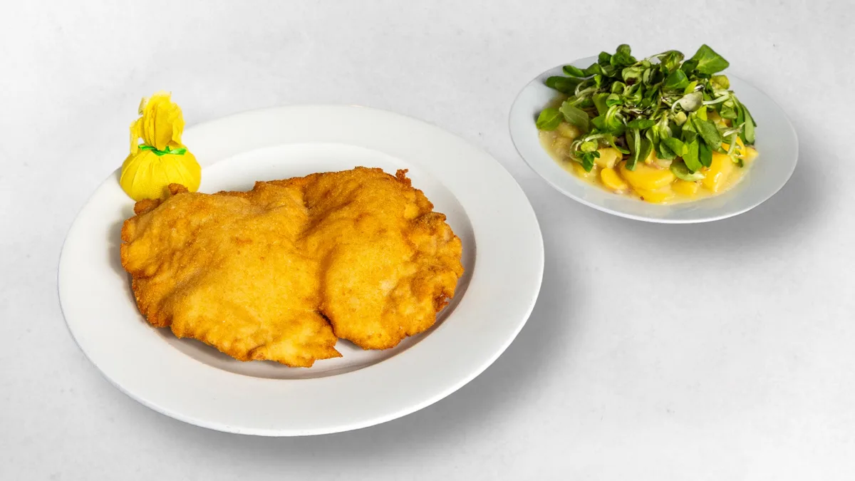 Gebackenes Schweinsschnitzel