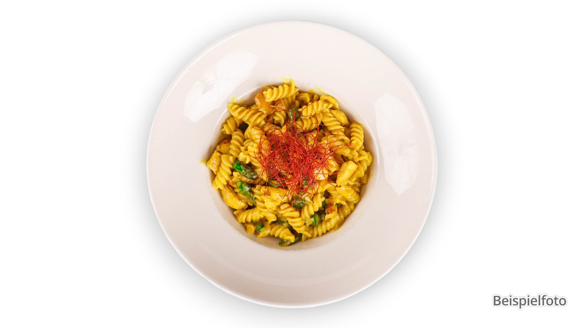 Rigatoni mit Gemüse und Sahnesoße