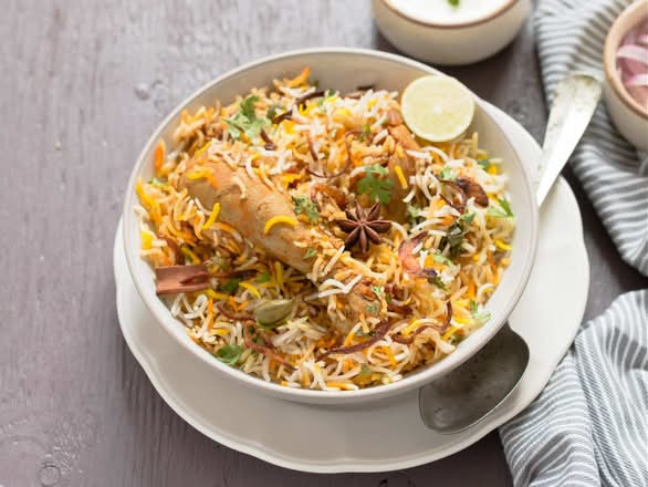 Hyderabad Chicken Dum Biryani