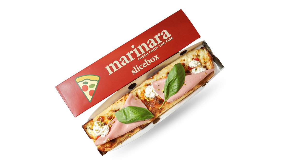 Pizza Slice Mortadela and Pistacchio