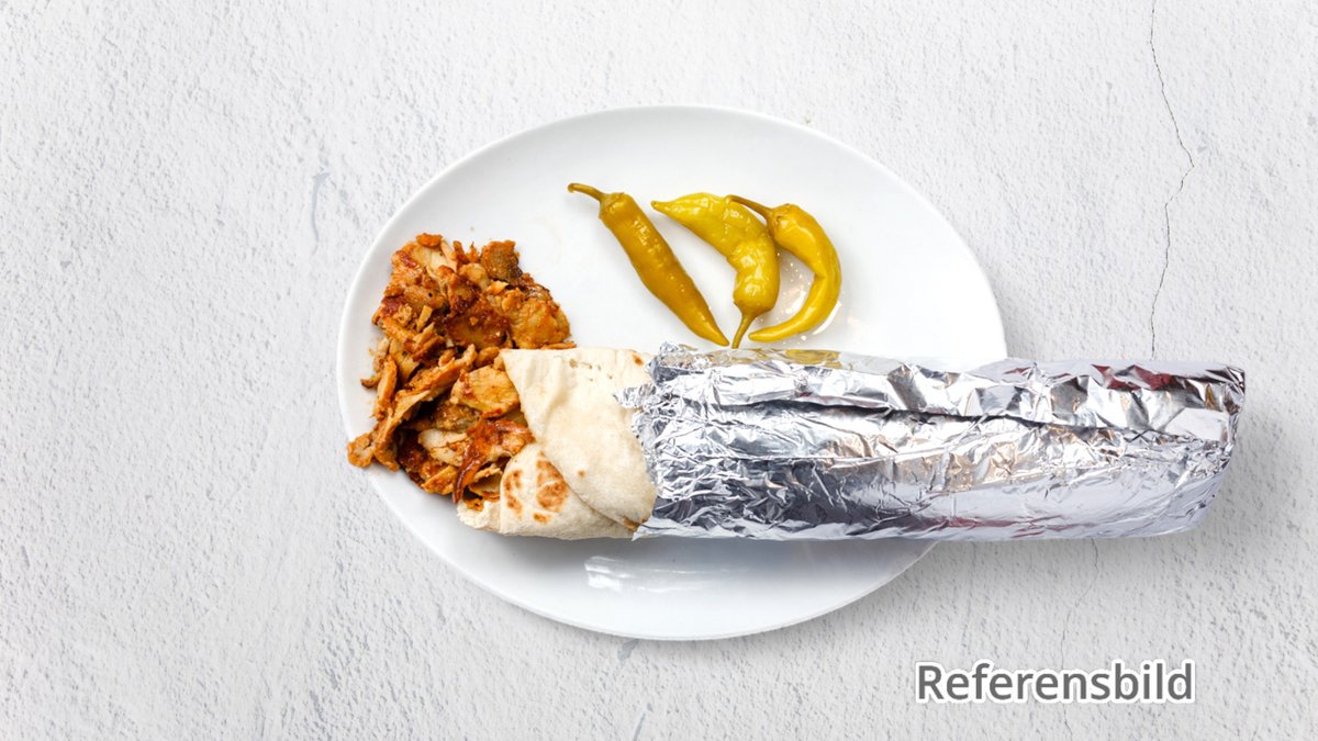 Kycklingkebabrulle