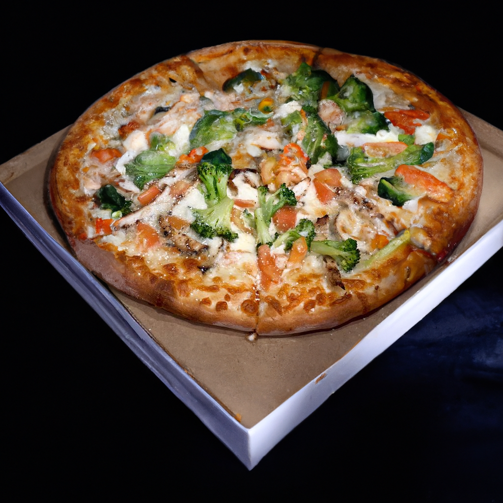 #43. Chicken Primavera (White) (Small)