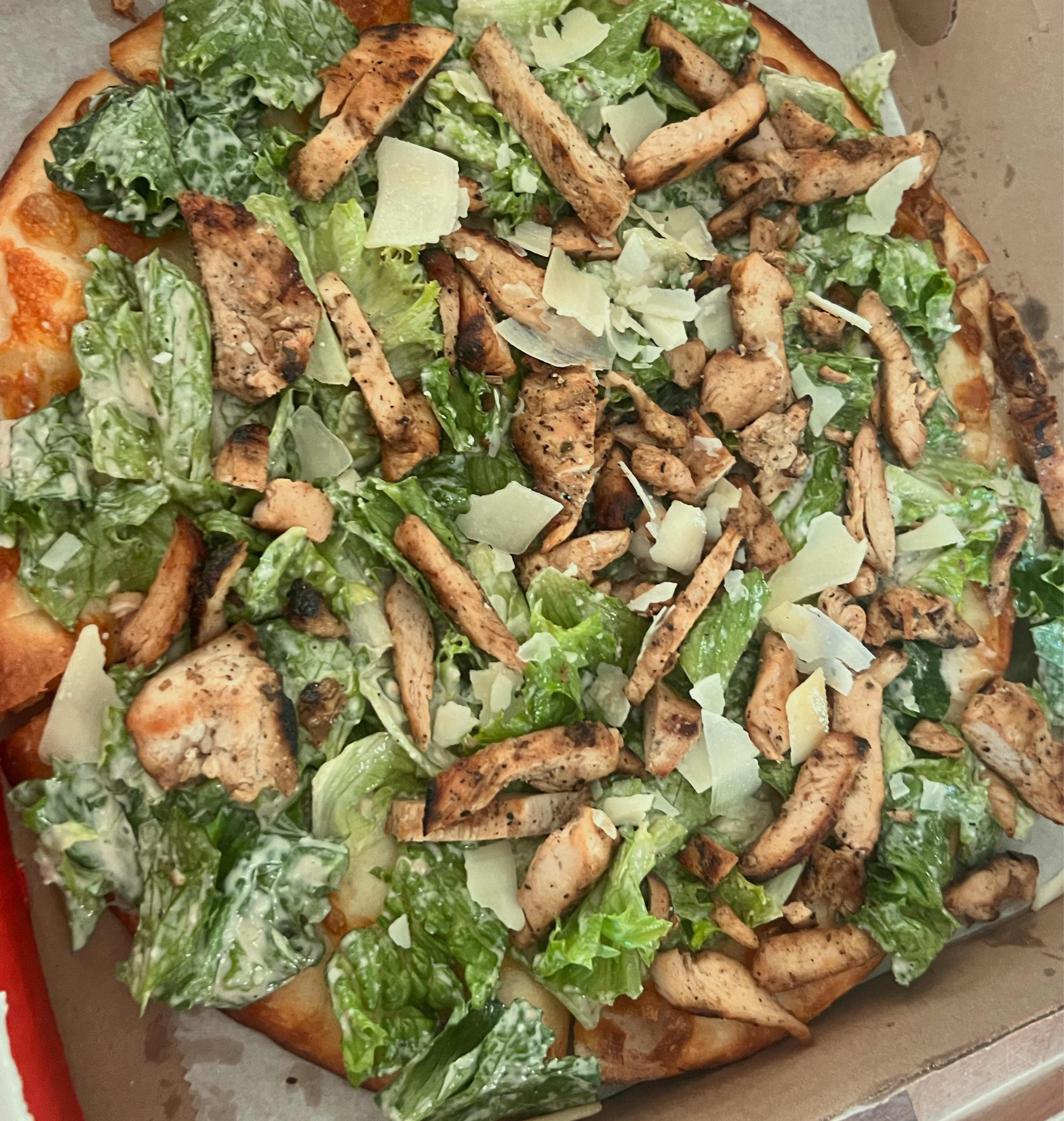 #71. Grilled Chicken Caesar Salad Pizza  (Small)