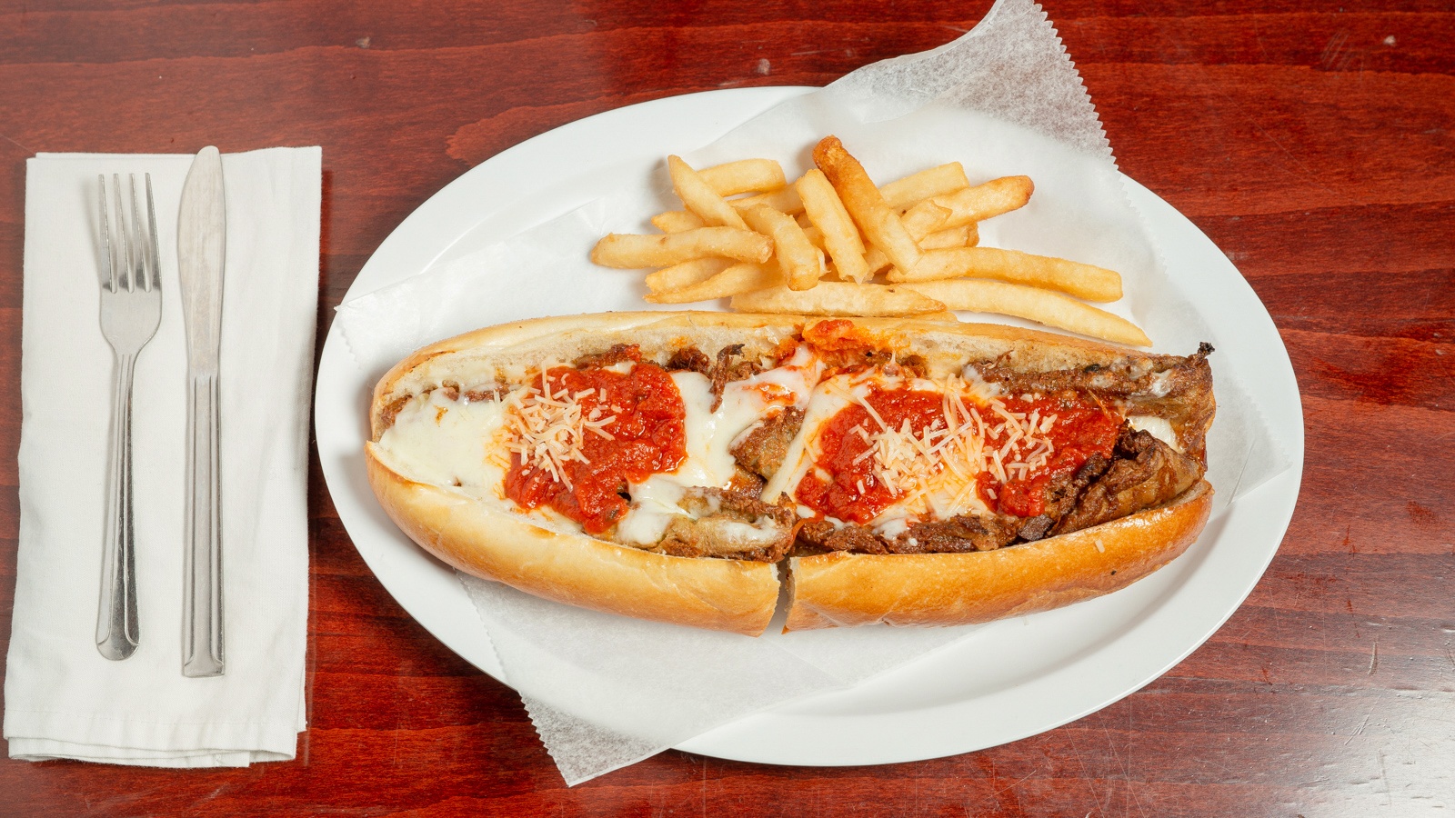 Eggplant Parmigiana (Grinder)