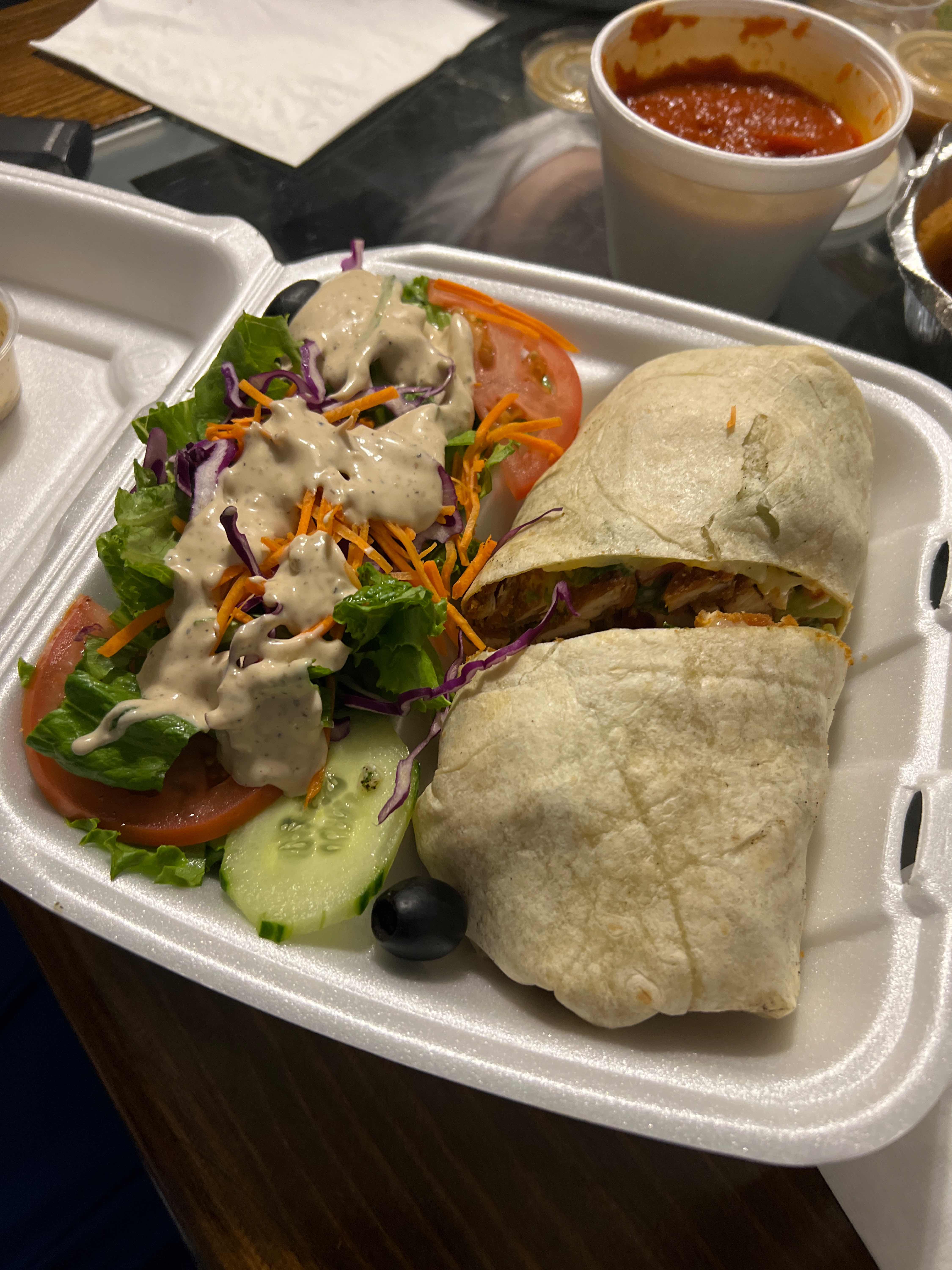Spicy Buffalo Chicken (Wraps)