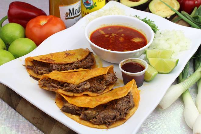 3 Tacos De Birria