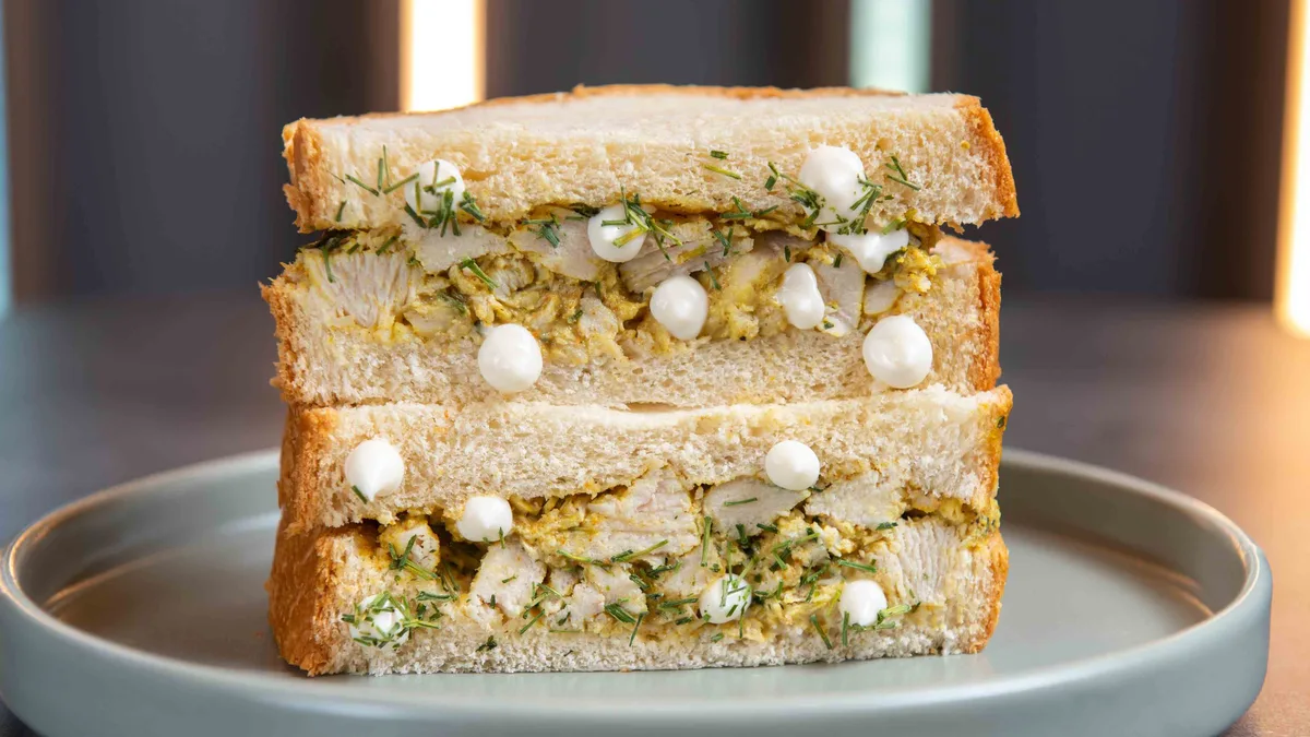 Coronation Chicken Brioche