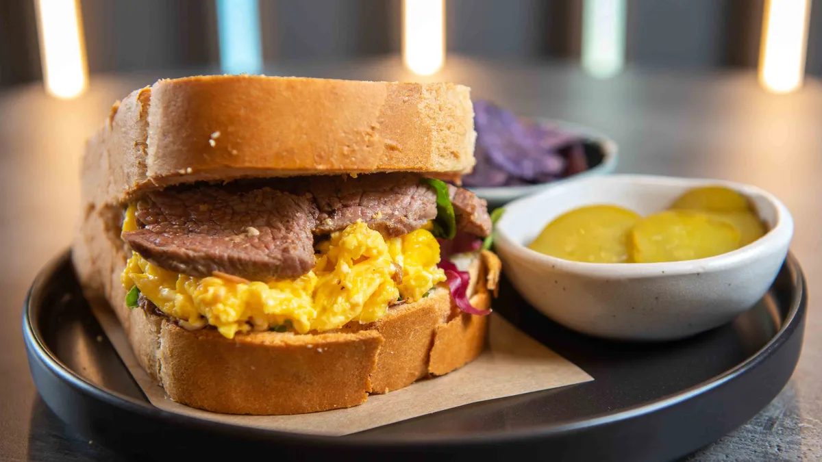 Steak Beef Egg Drop