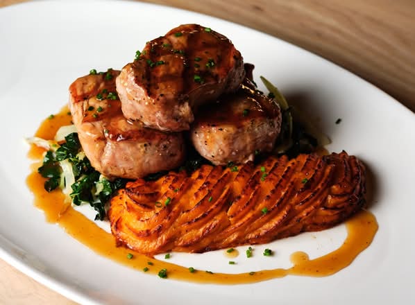 Bourbon Glazed Pork Tenderloin