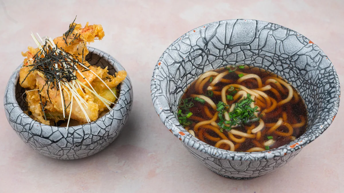 Ebi tempura udon sa gamborima