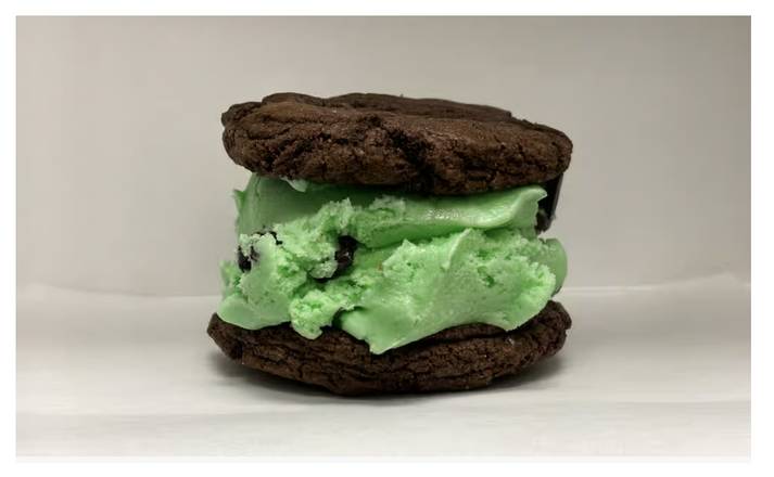 Fudge Fantasy/Mint Chocolate Chip - Ice Cream Sandwich