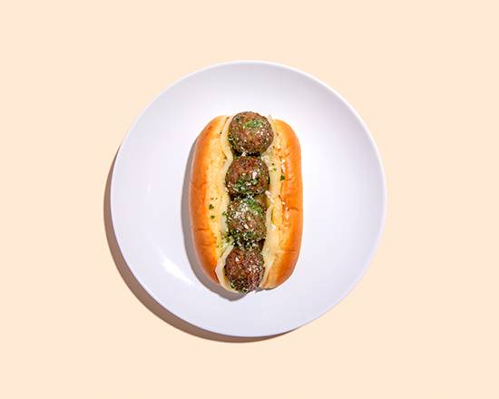 Meatball Pesto Sandwich