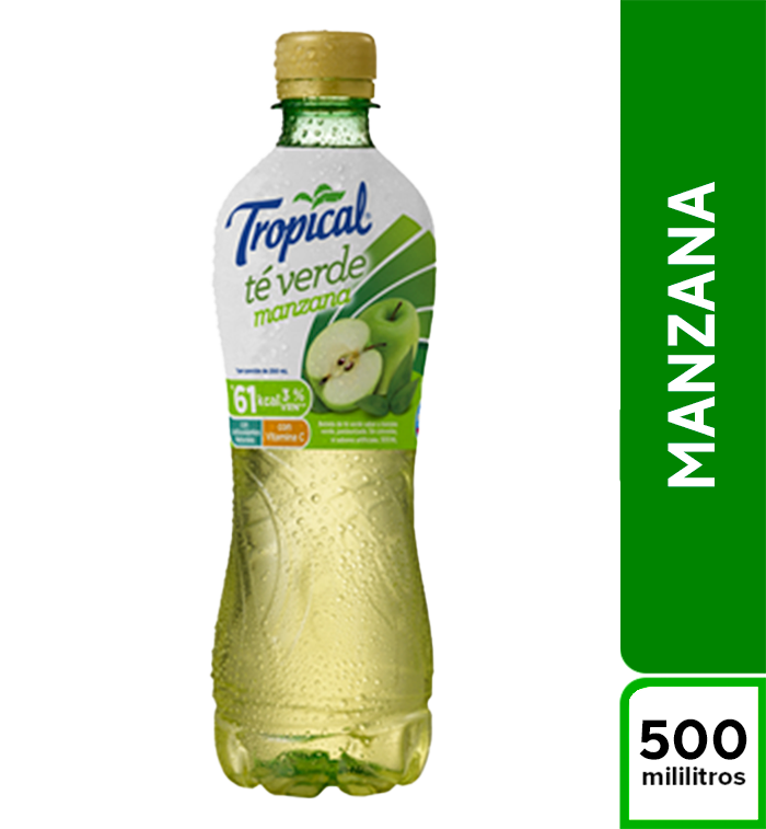 Tropical Té Verde Manzana 500 ml