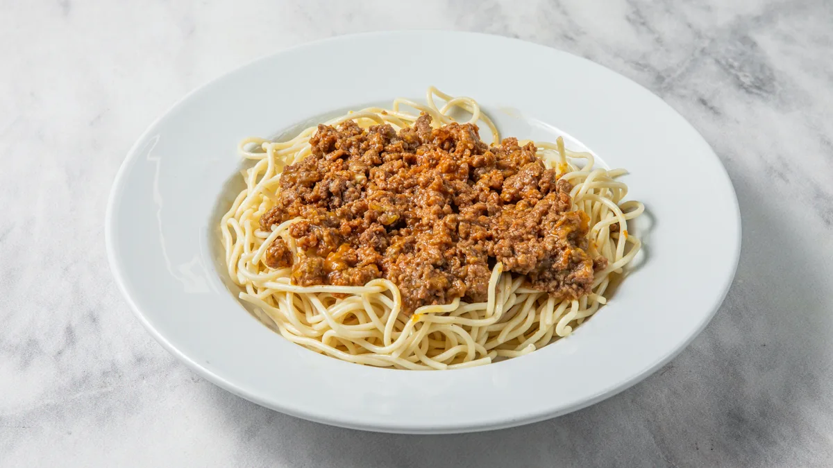 With Minced Beef