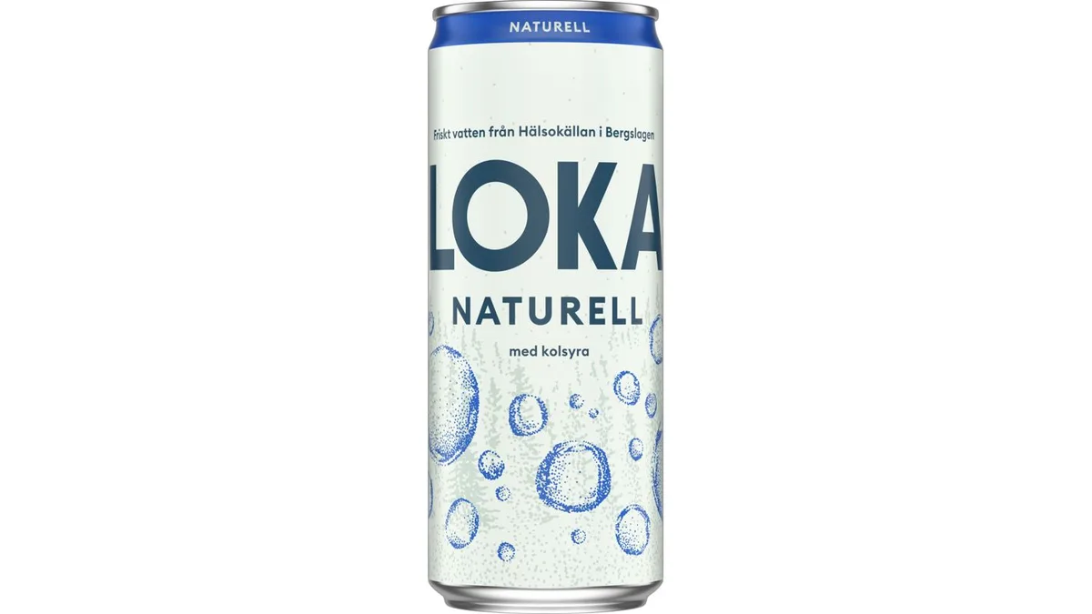 Kolsyrat Vatten Naturell 33 cl - Loka