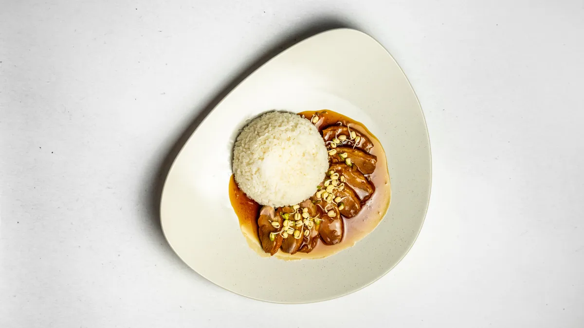 Kachna teriyaki s rýží