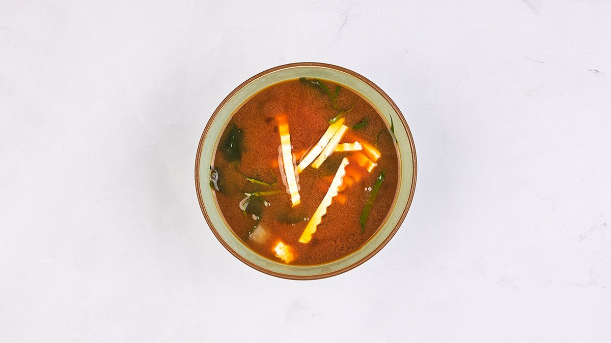 Misoshiru s krevetami