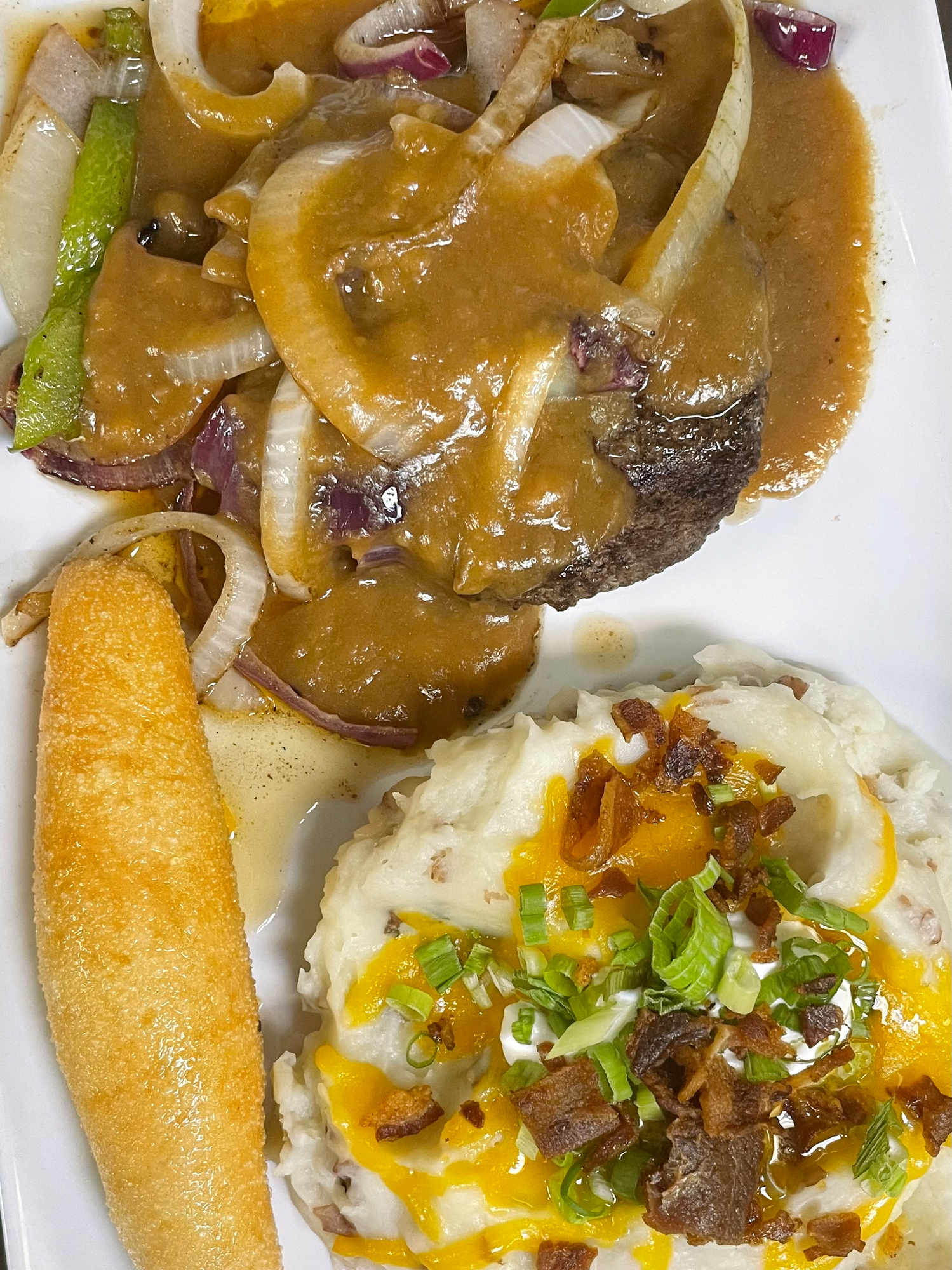 Chopped Steak Platter