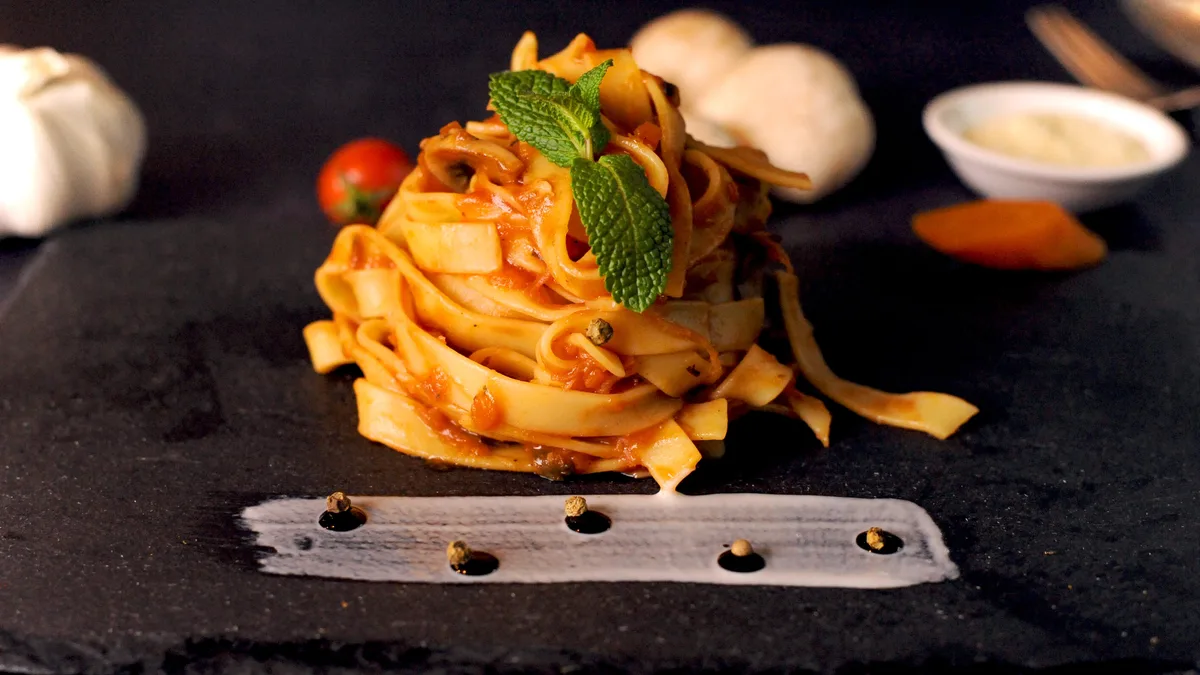 Tagliatelle milaneze (posno)
