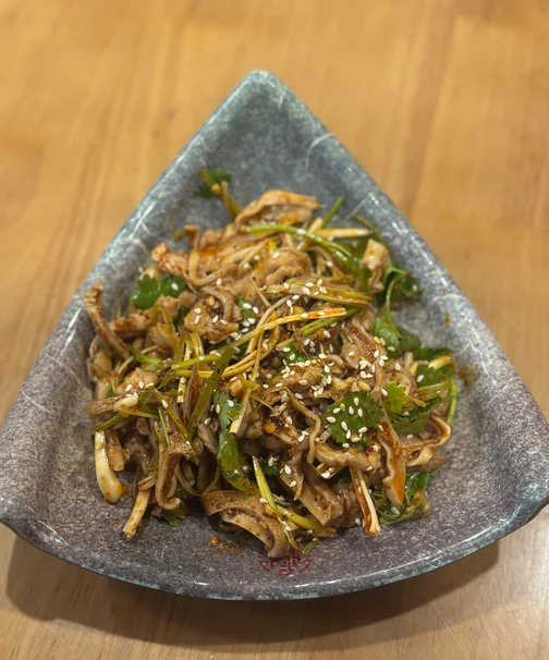 Pork Tripe with Chilli Sauce