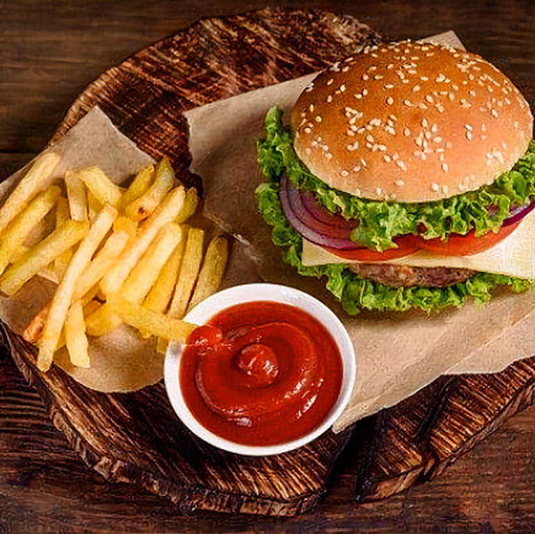 Hamburguesa Doble Torta de Res