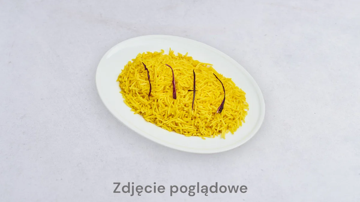Ryż indyjski z zielonym groszkiem