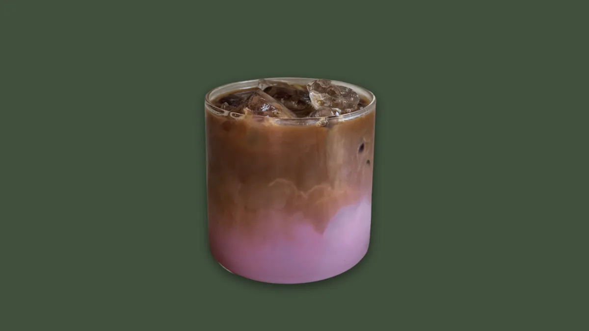 Lavender Hojicha Latte