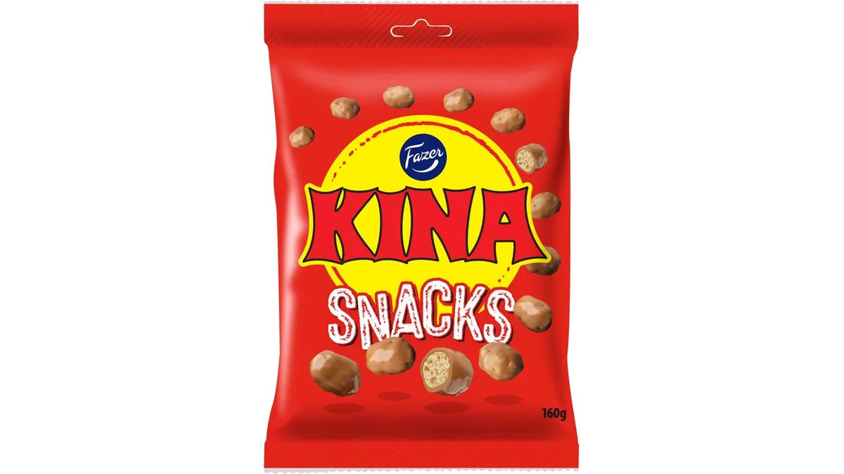 Kina Röd Snacks 160 g