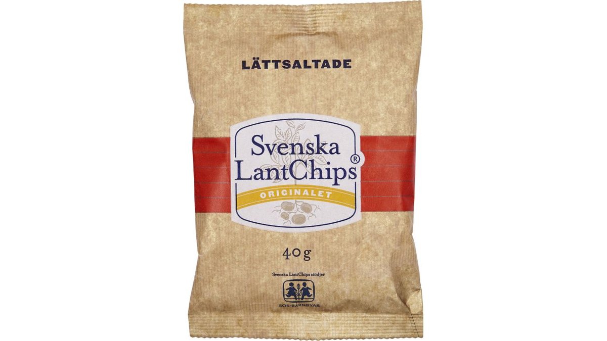 Lantchips Lättsaltade 200 g