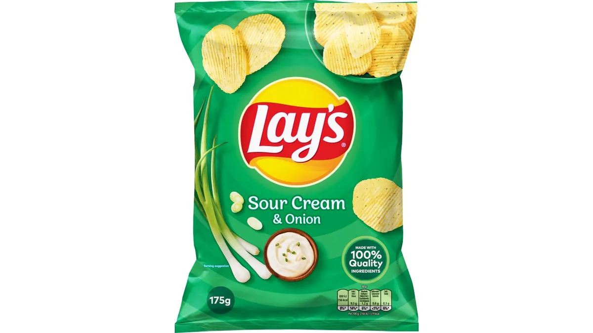 Lays Chips Sourcream and Onion 175 g