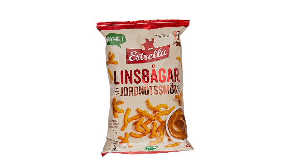 Linsbågar Jordnötssmör 125 g