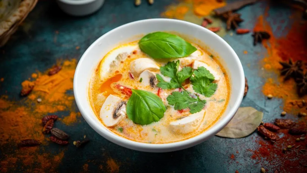 Tom Kha krevettidega