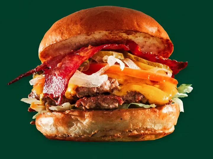 Turkey Bacon Smashed Burger