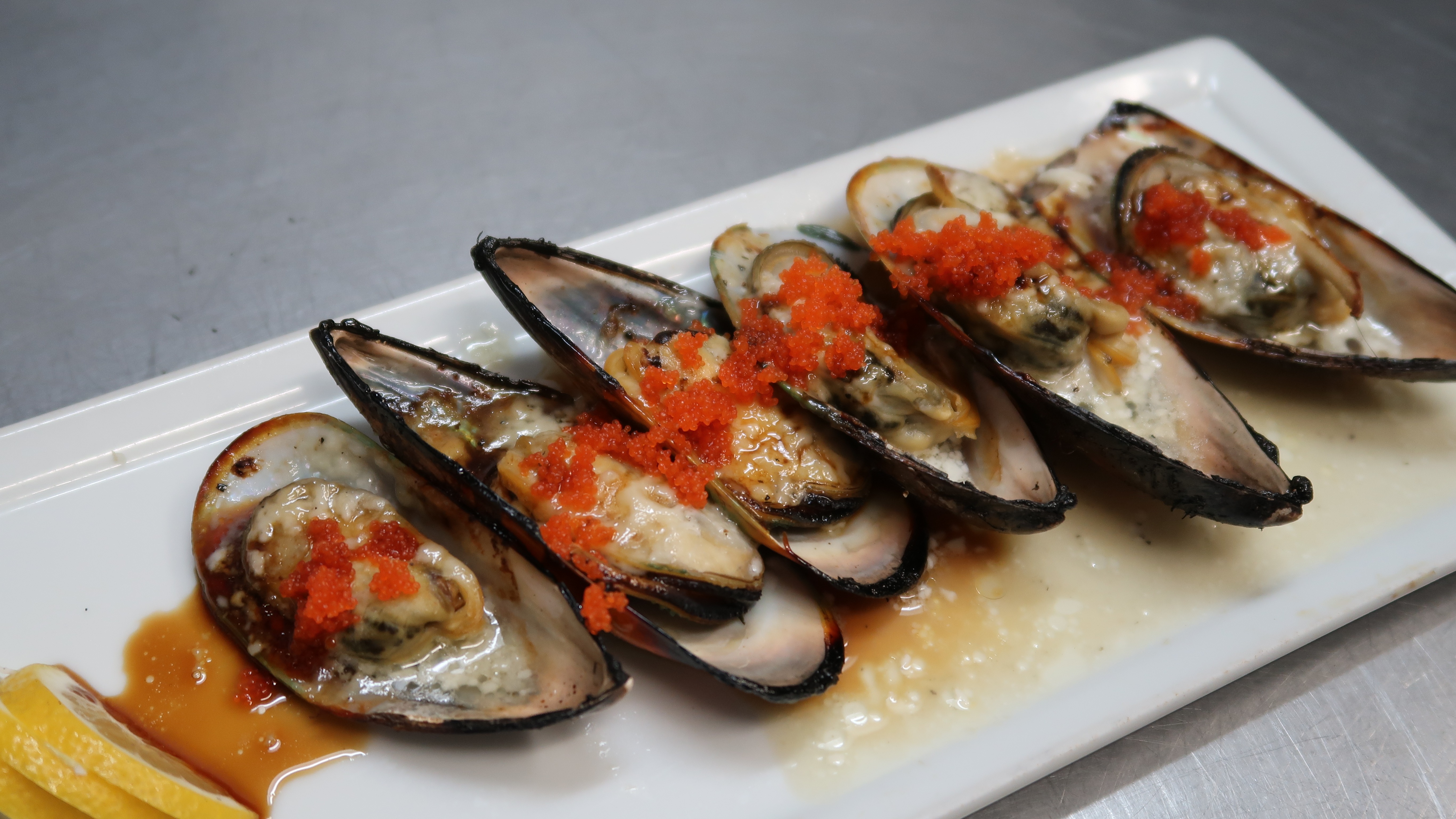 Baked Green Mussel (6 pcs)