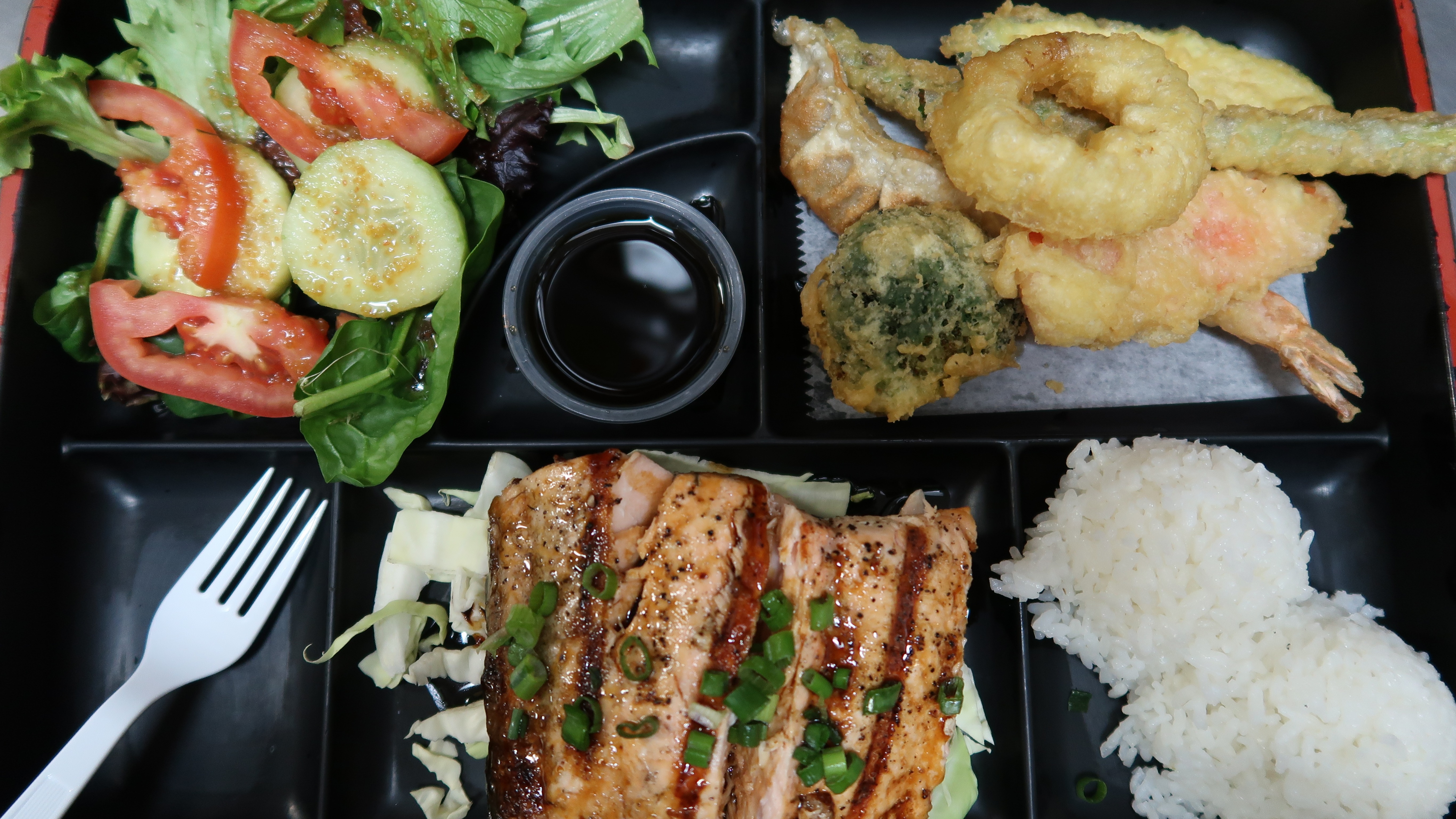 Bento Box: Salmon Steak