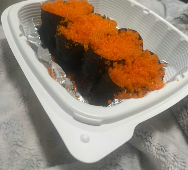 Massago(smelt egg) Sushi