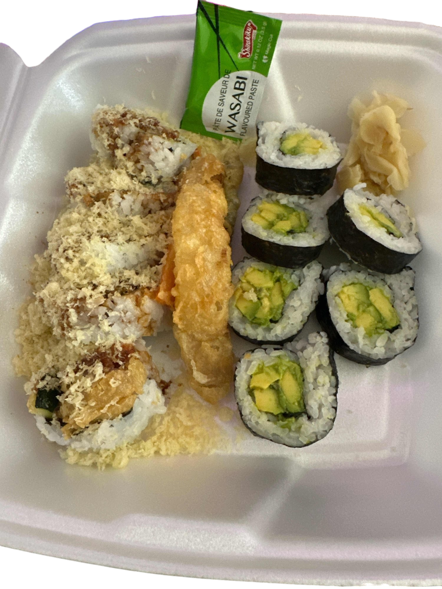 Orange: Vegetable Tempura Roll