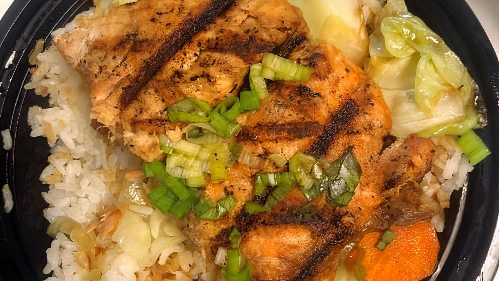 Teriyaki Salmon bowl