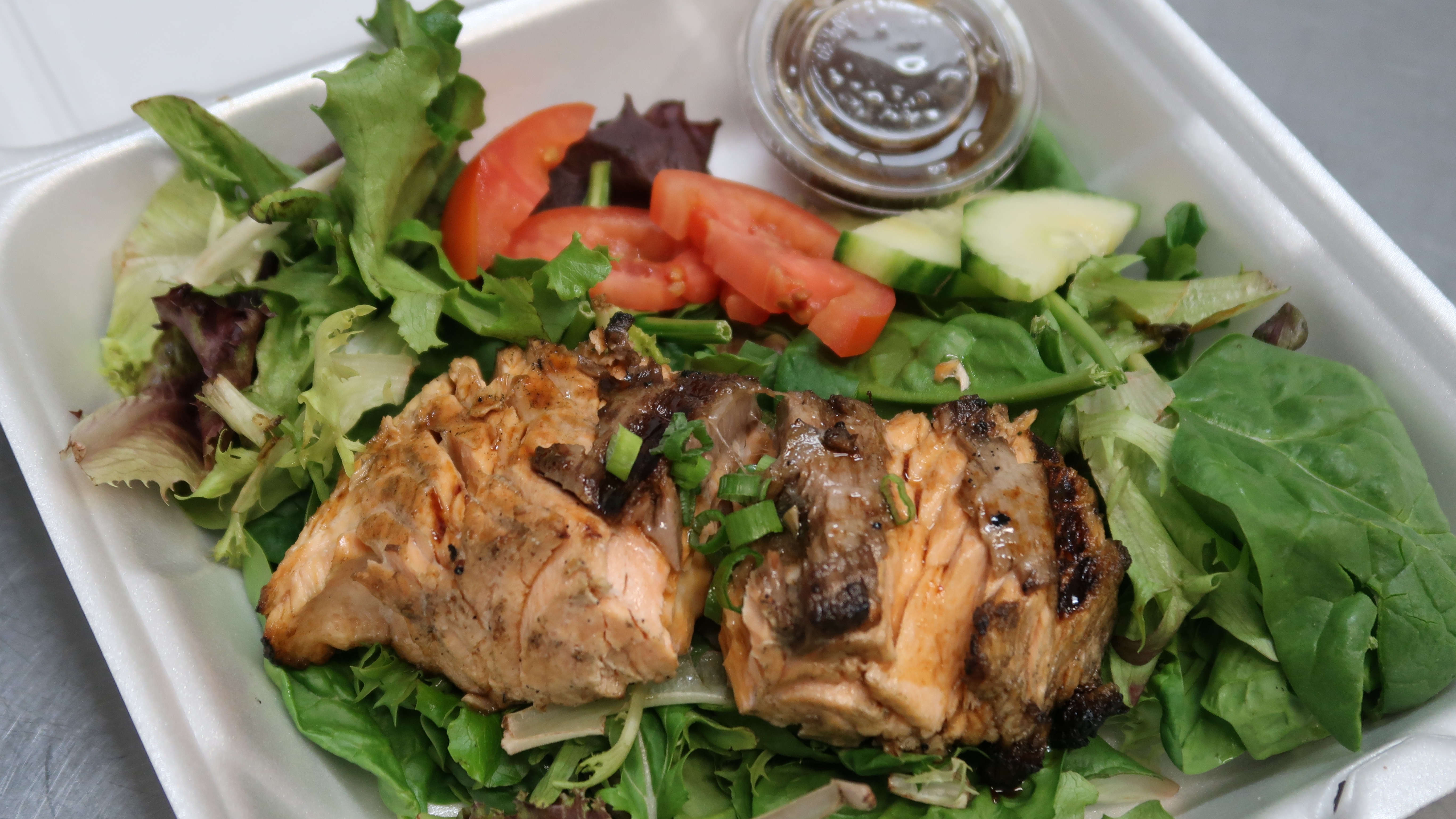 Teriyaki Salmon Salad