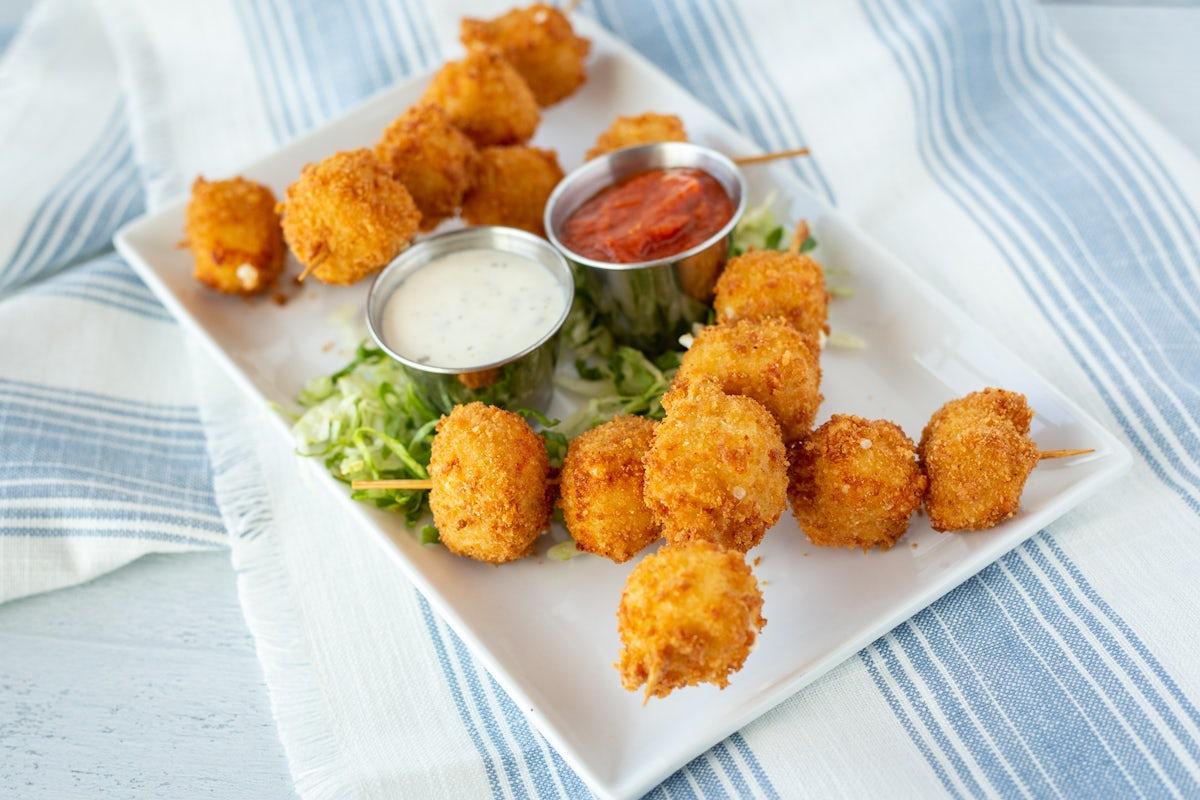 Garlic Parmesan Cheese Skewers